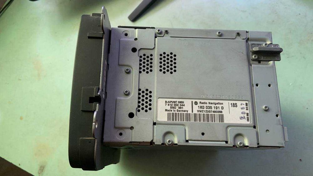 Blaupunkt volkwagen gmbh bno 881 магнітола з навігацією