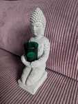 Budda figurka beton świeczka świecznik boho