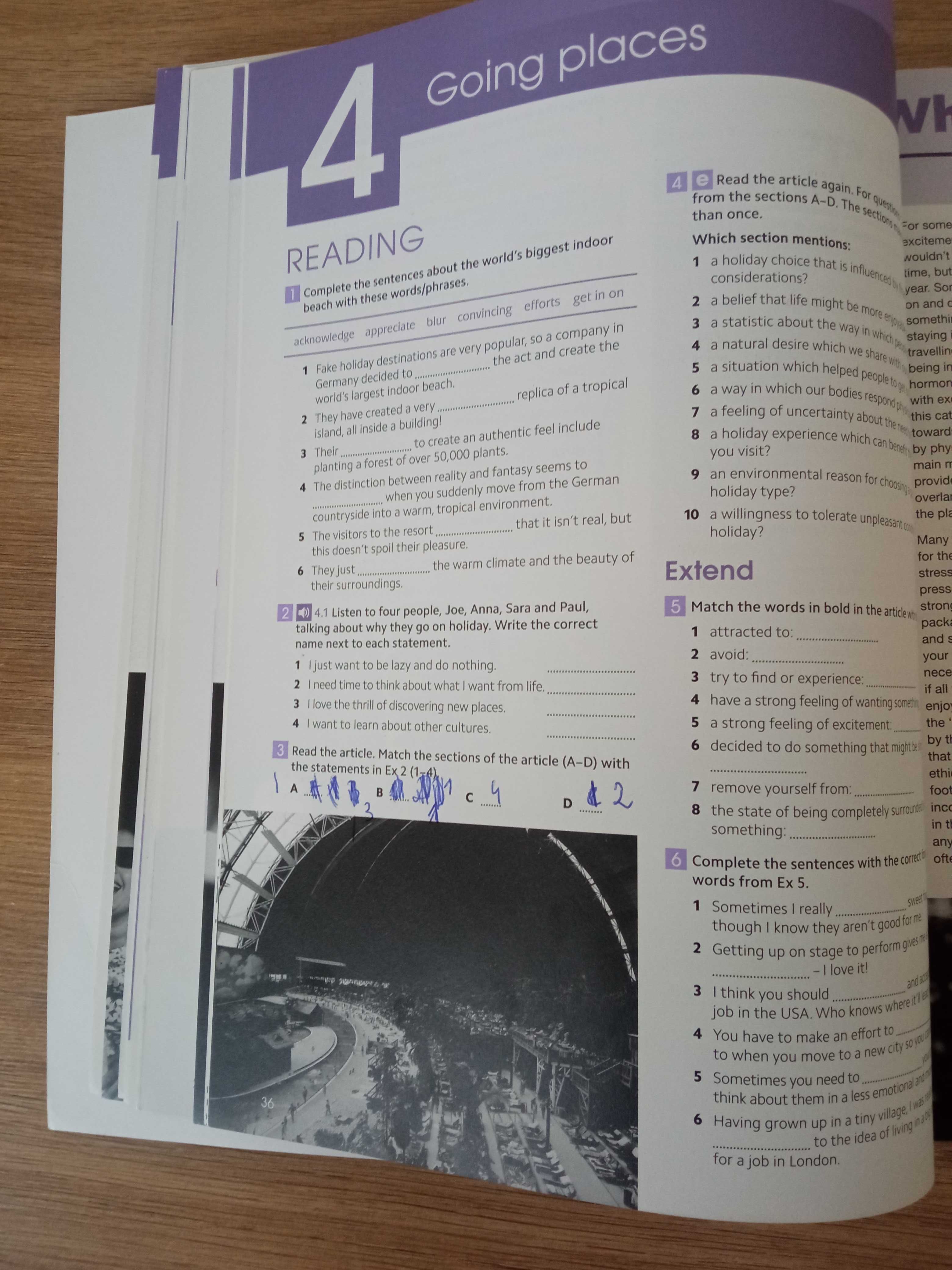 Gold experience b2+ pre advanced workbook Książka do Angielskiego