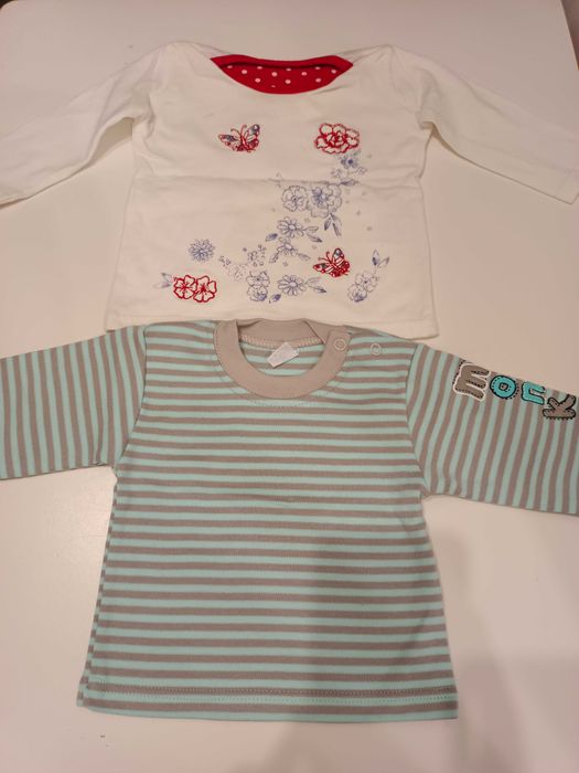 bluzki bluzeczki dla dziewczynki zestaw