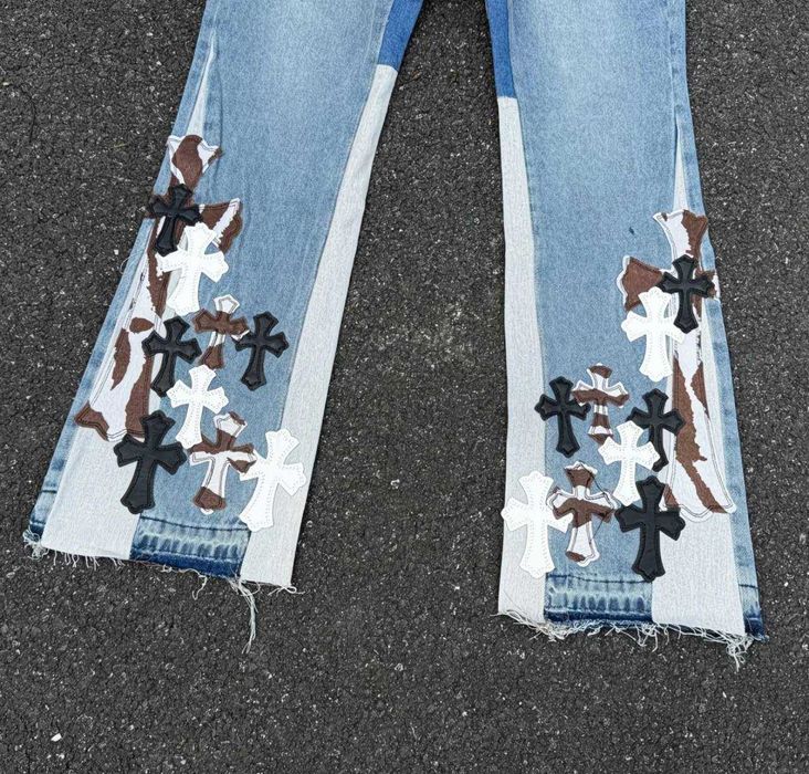 Багато розмірів | Chrome hearts x Gallery Dept jeans