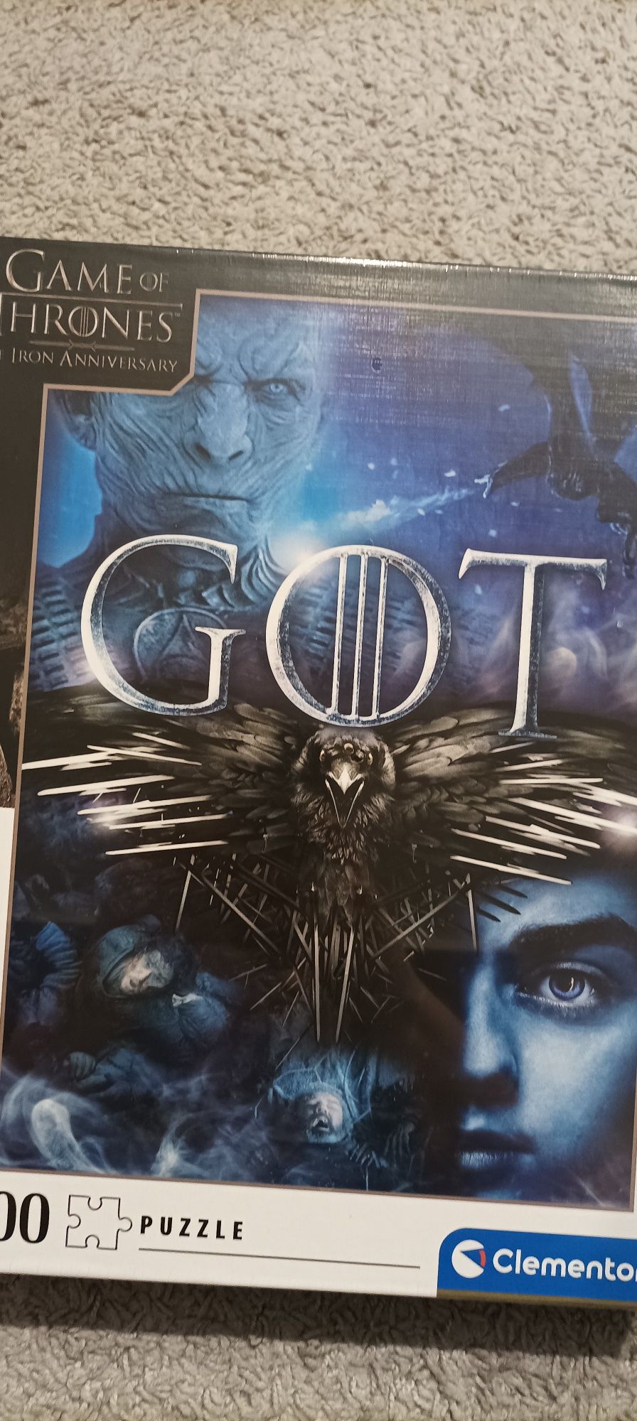 Puzzle Clementoni 1000 gra o tron game of thrones nowe