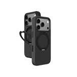 Etui AMAZINGTHING Cloudie na iPhone 17 Pro z podstawką - czarne