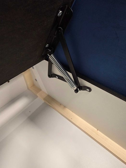 Super Cena Łóżko kontynentalne 160x200 z materacem + 2xpojemnik SZAFIR