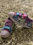Детские светящиеся кеды/кроссовки на девочку “SKECHERS”