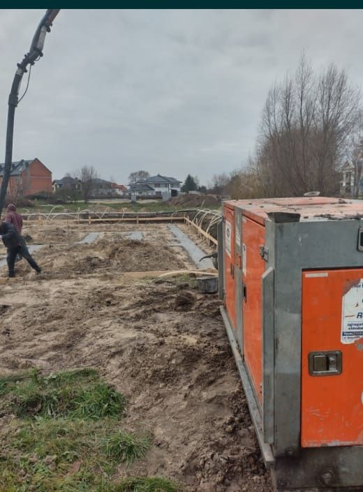 Igłofiltr do pompowania odwodnienia wykopu fundamentów osuszanie teren