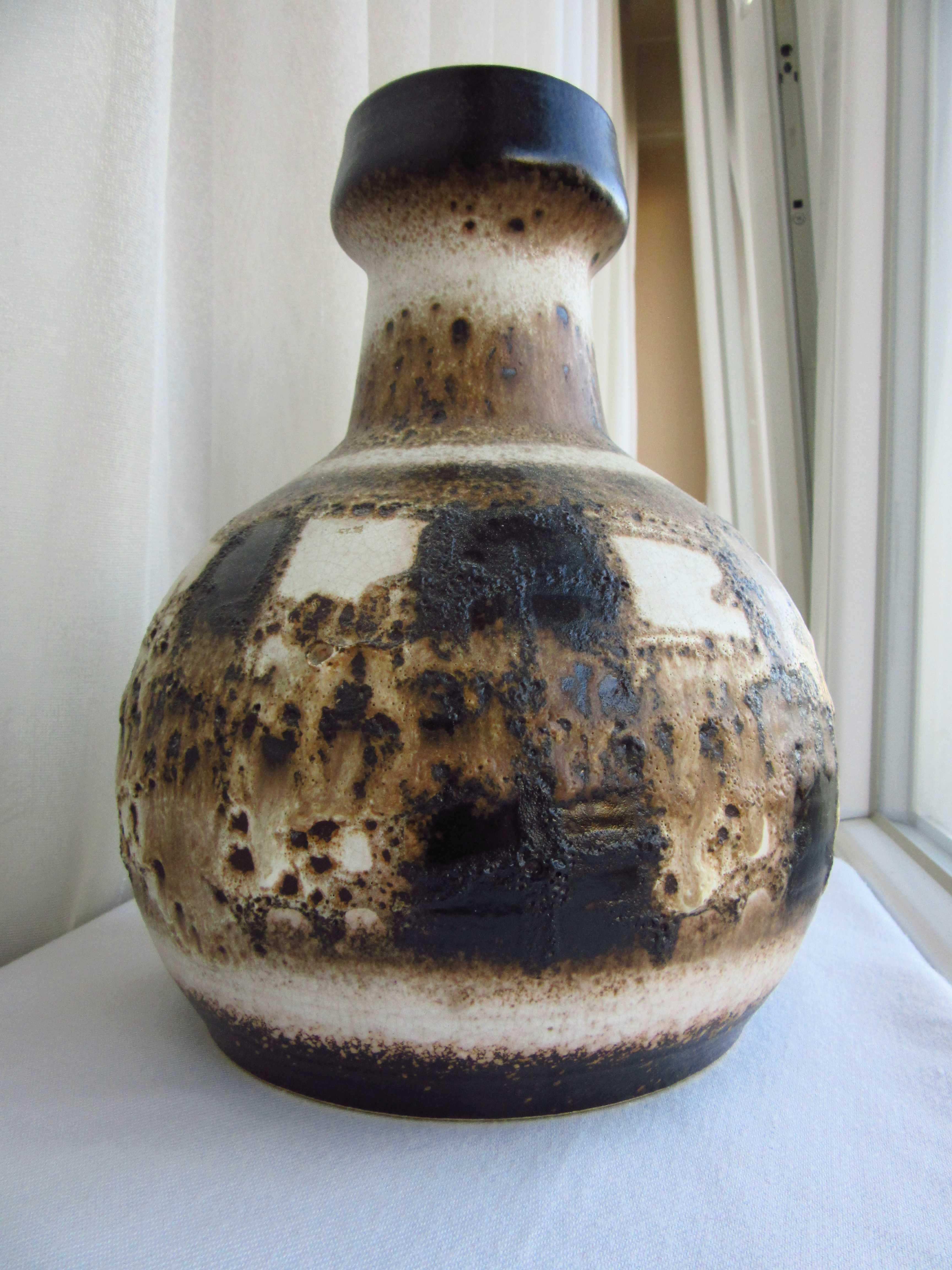 Niemcy DUŻY pękaty wazon ceramiczny DUMLER & BREIDEN l.60e FAT LAVA