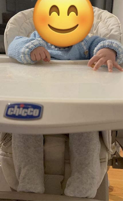 Cadeira da papa + espreguiçadeira Chicco. Desde os 0m