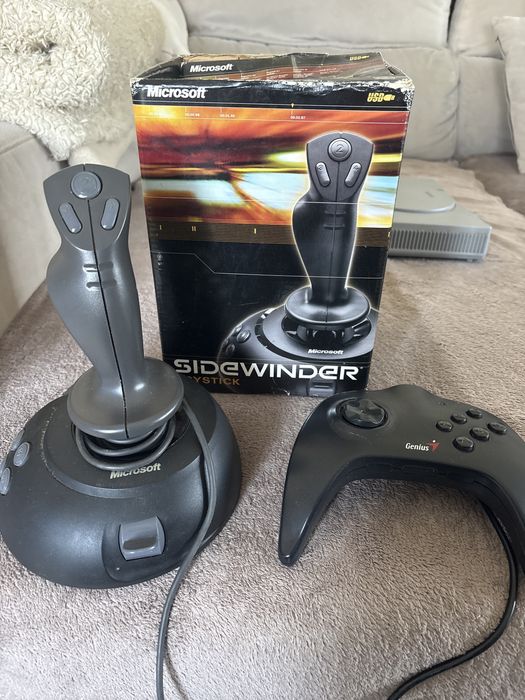Microsoft Sidewinder Joystick + comando
