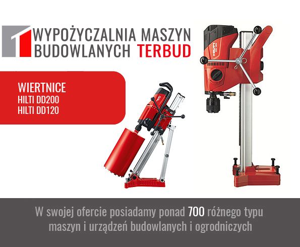 Wiertnica do betonu HILTI. Szlifierki, piły, bruzdownice. Śląsk. Tanio