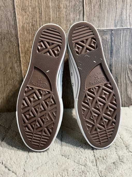 Białe buty trampki na platformie Converse All Star Ctas Lift Hi 40