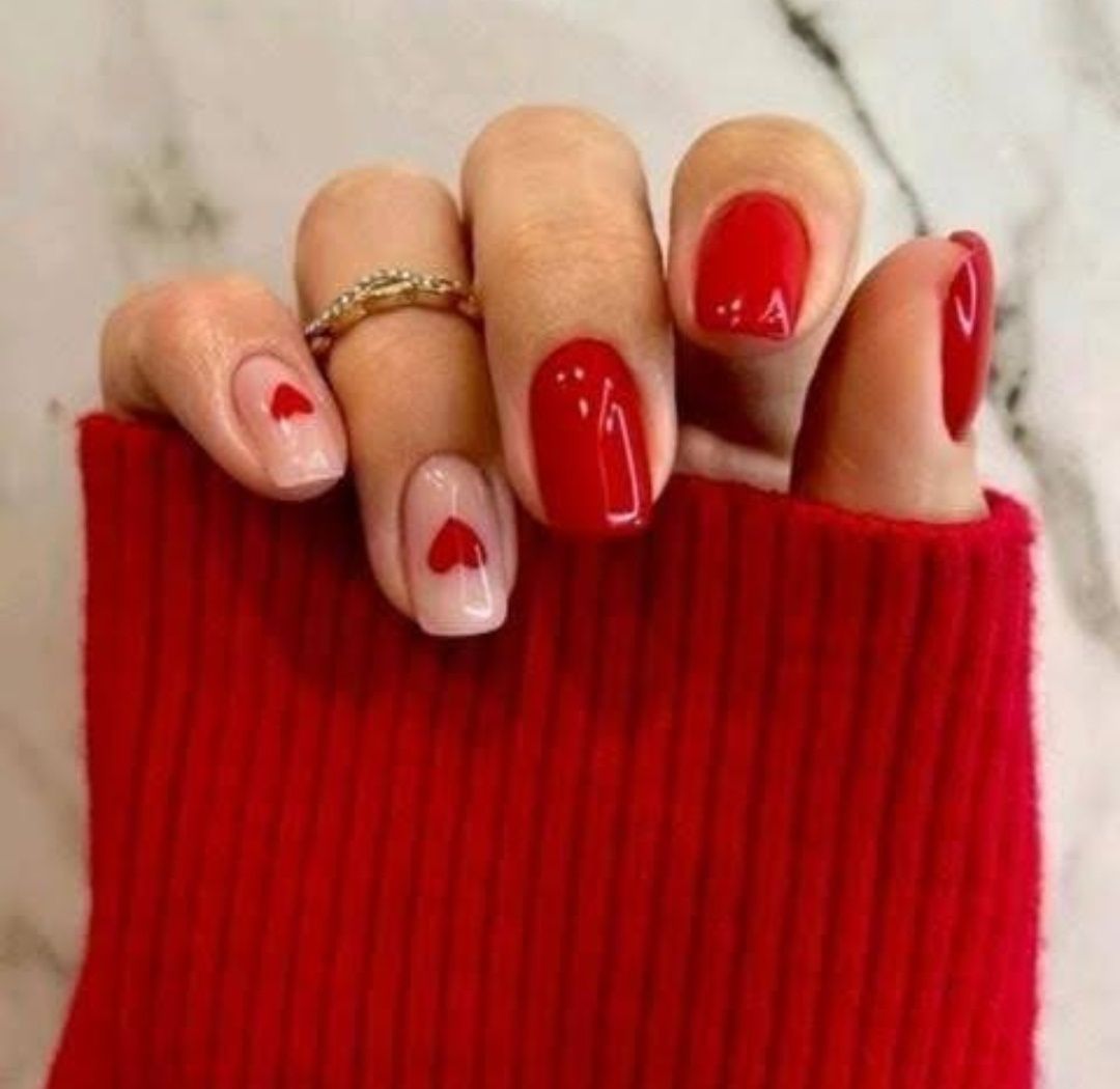 Manicure żelowy dopełnienie przedłużenie paznokcie modele