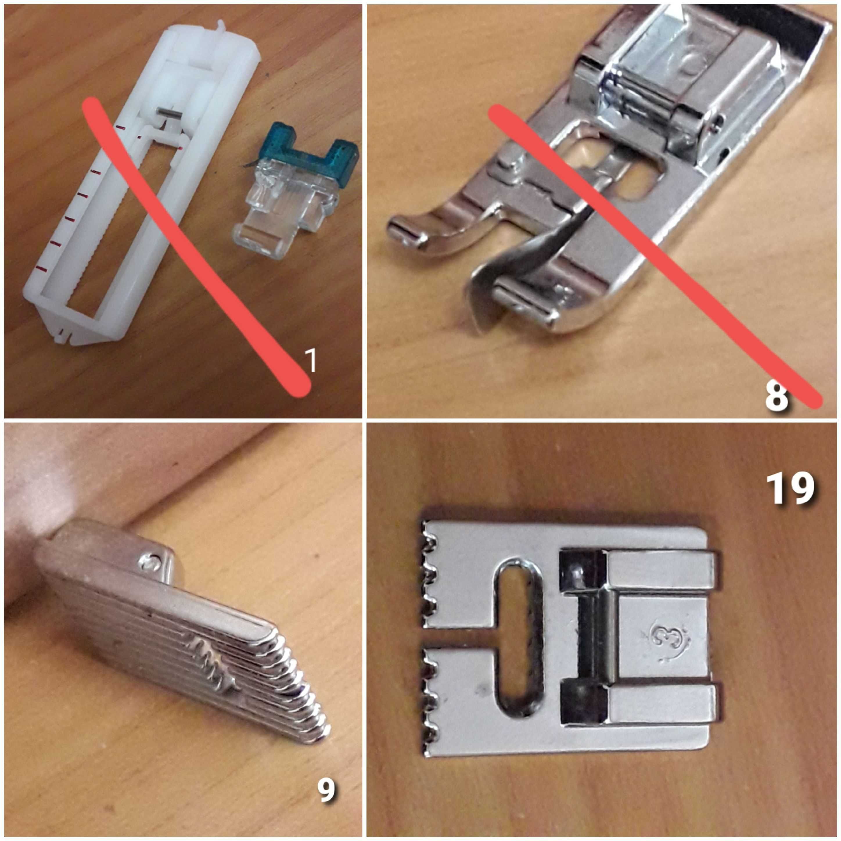 Лапка швейной машинки для 9 защипов