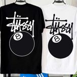 Stussy 8 Ball • Футболка Черная / Белая • Cotton • Стусси • С М Л ХЛ