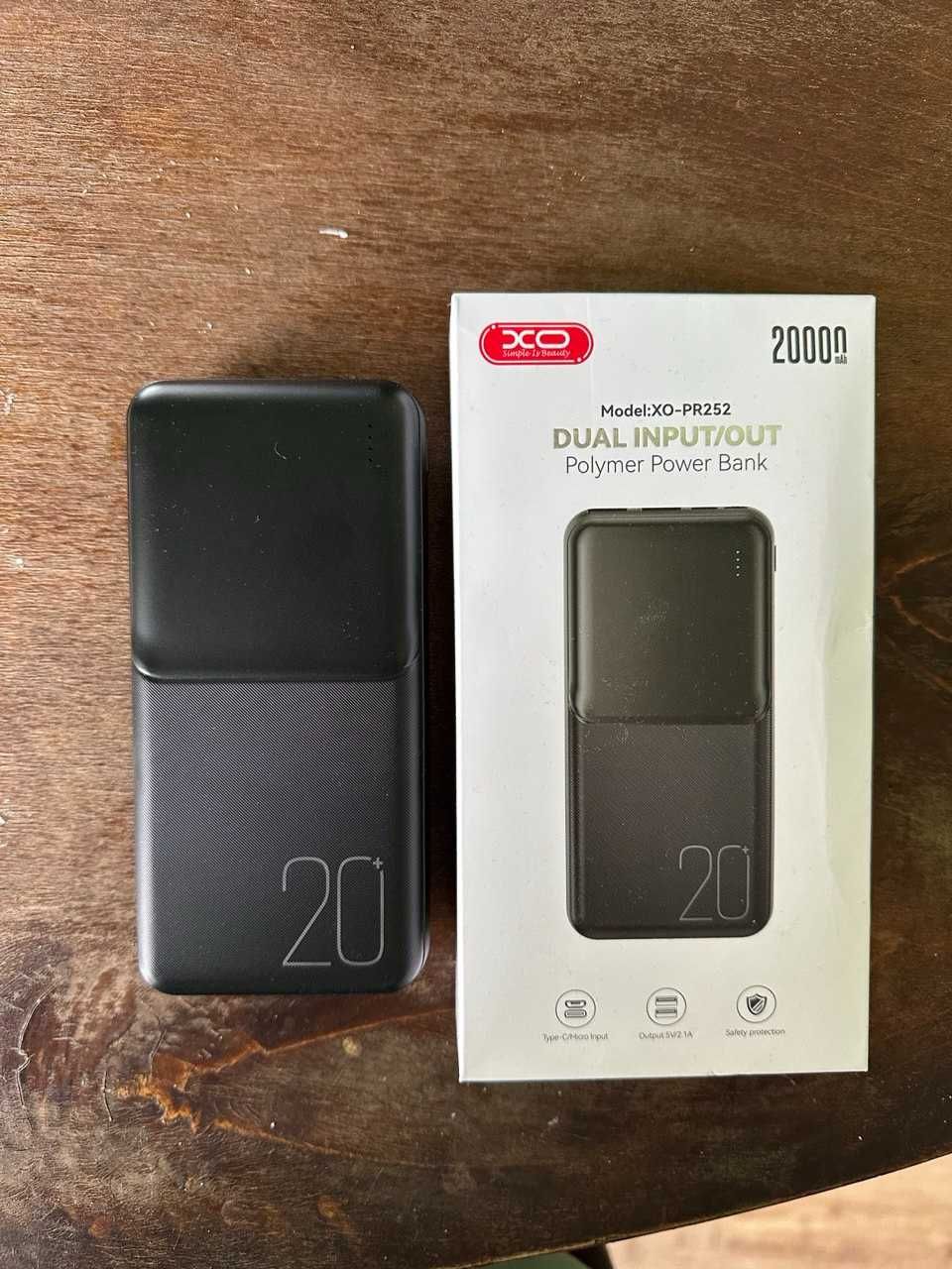 Powerbank XO PR252 20000 mAh 22.5W Чорний