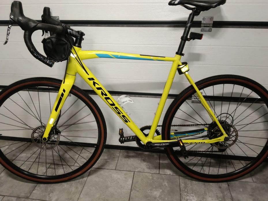 Rower gravel przełajowy szosowy Kross Vento cx 40 karbon lekki hydraul
