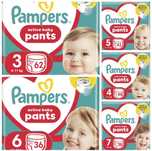 Підгузки, Памперси трусики Pampers Active Baby Pants 3(62); 4(48);5(42