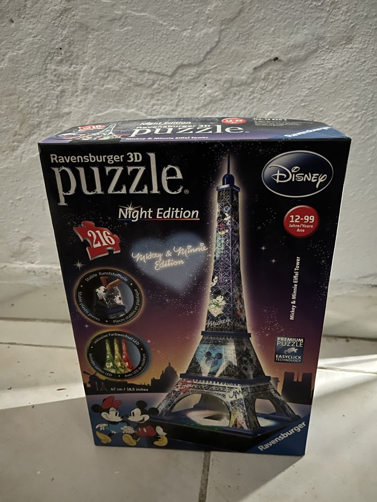 Puzzle 3D Disney Torre Eifeel