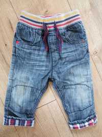 Spodnie jeans ocieplane  Next roz.86