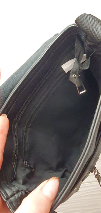 Torba męska listonoszka torebka na ramię czarna rovicky