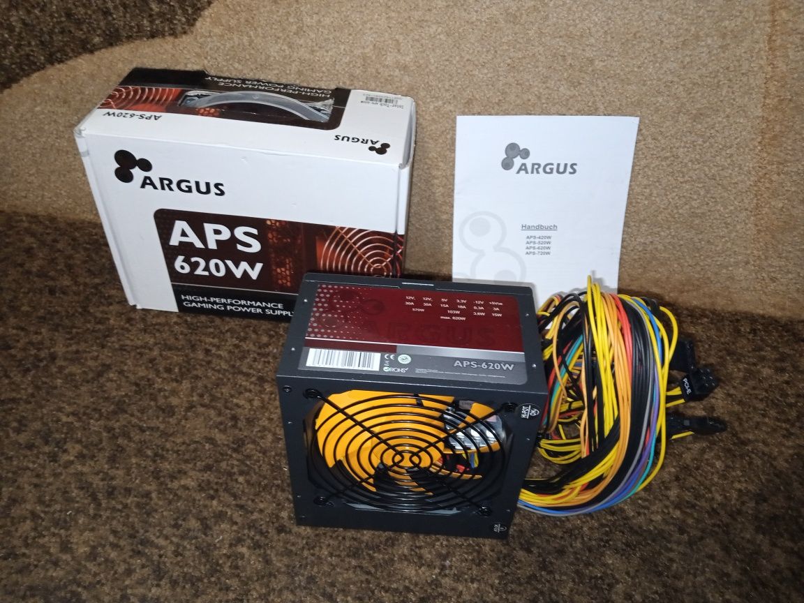 Argus 620W 8pin новий!