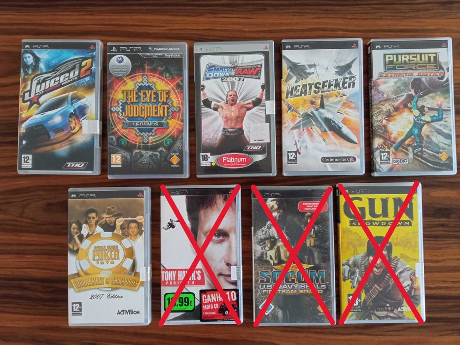 Jogos Playstation PS3 / PS4 / PSP - Total de 26 jogos por apenas 30€!!