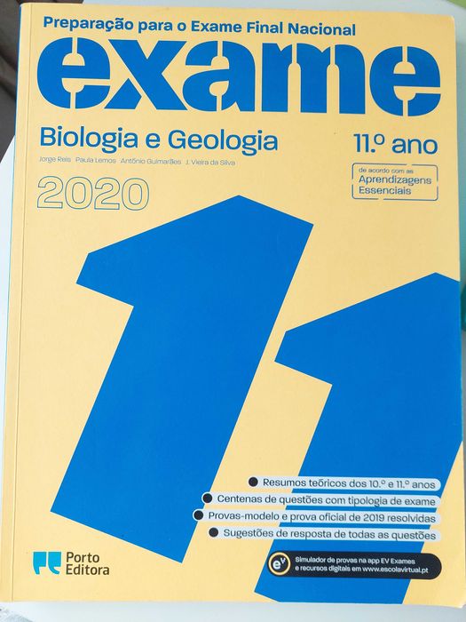 Livro preparação para exames Biologia e Geologia 11° ano