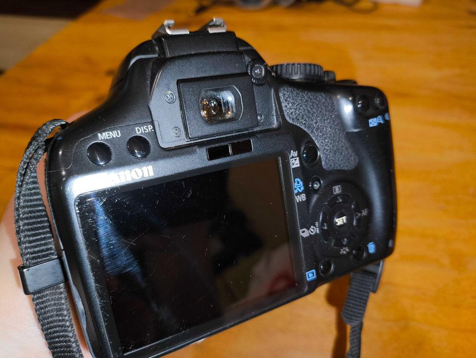 Canon 450D + об'єктив 18-55 + об'єктив Canon ef 50 1.8 + спалах 430ex2