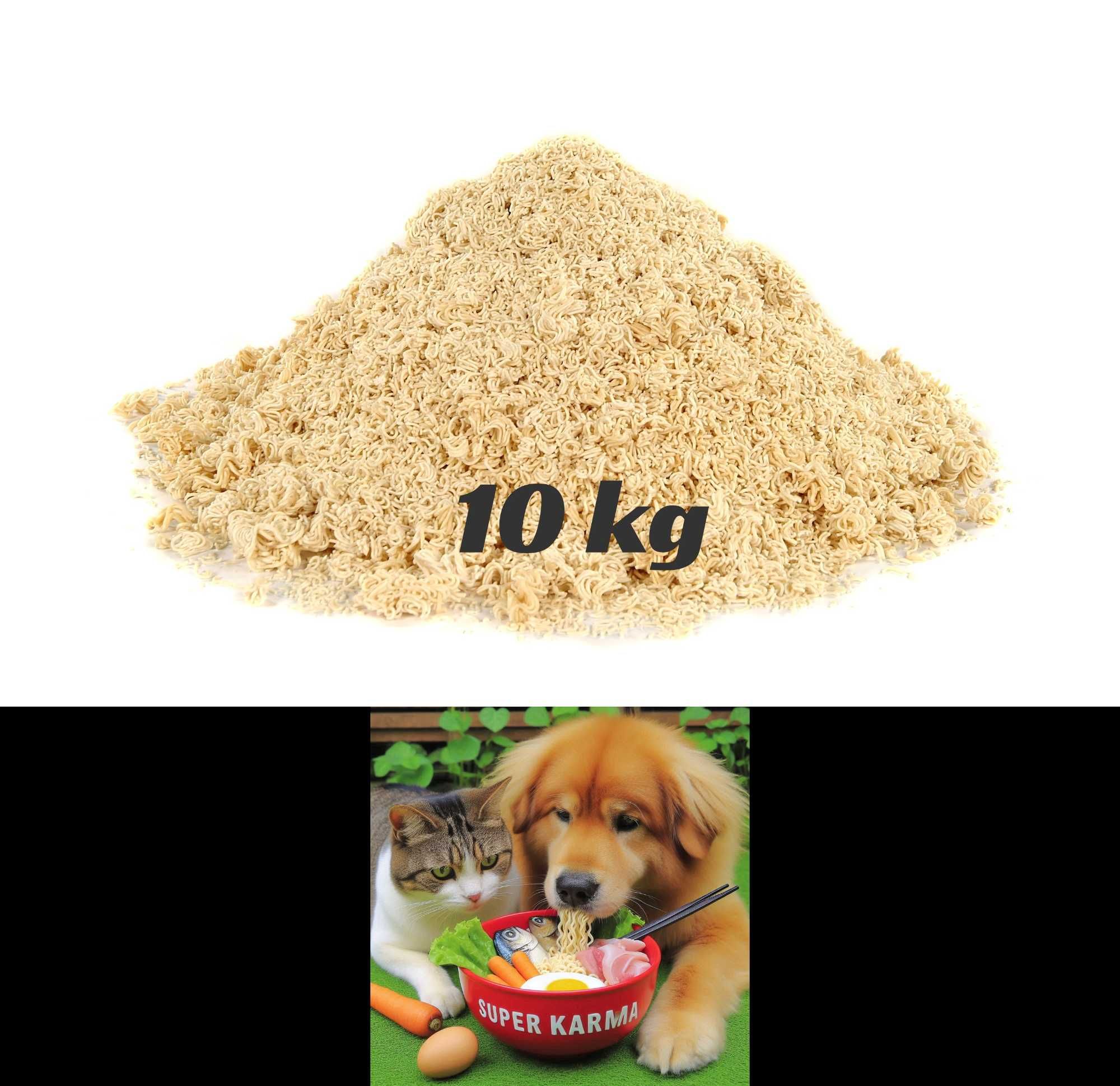 10 kg CZYSTY Makaron Instant dla psa / błyskawiczny / BEZ DODATKÓW