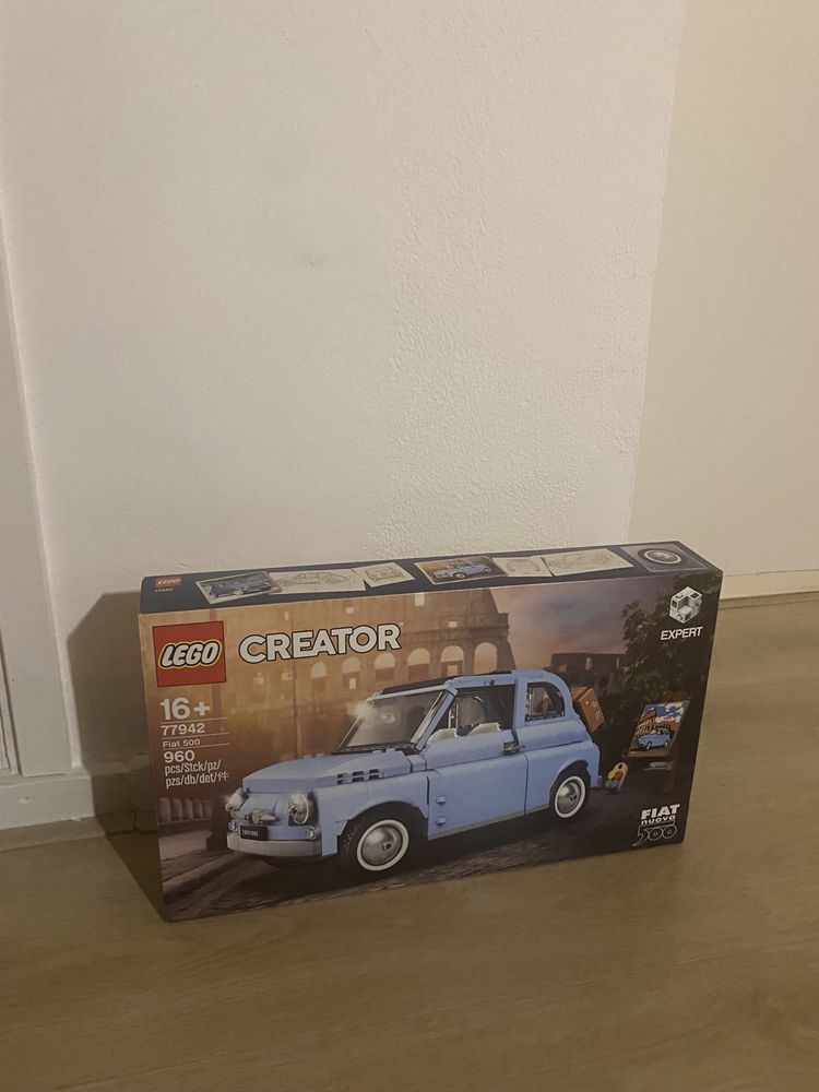 Nowe Lego 77942 - niebieski fiat 500 {Light Blue Edition}