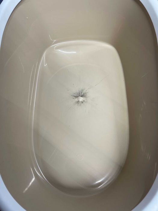 OUTLET Kuweta Z Ramką Toaleta MINOU MINI 43cm Beżowa Moccacino
