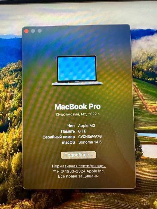 Apple MacBook Pro 13, 256GB, Space Gray with Apple M2 (2022) (MNEH3)