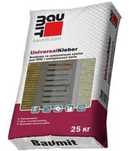 Клей фасадний BAUMIT UNIVERSALKLEBER армувальний, 25 кг