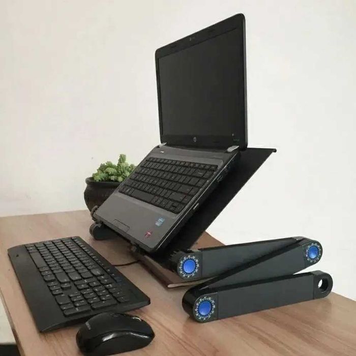 Столик-трансформер для ноутбука Laptop Table T8, регульований