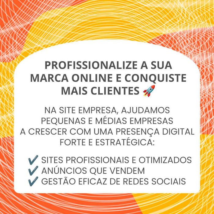 Serviços de criação de website, marketing e alojamento.