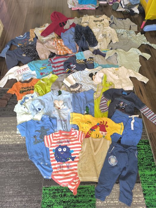 Paka ubrań dla chłopca rozm 74 szt 35