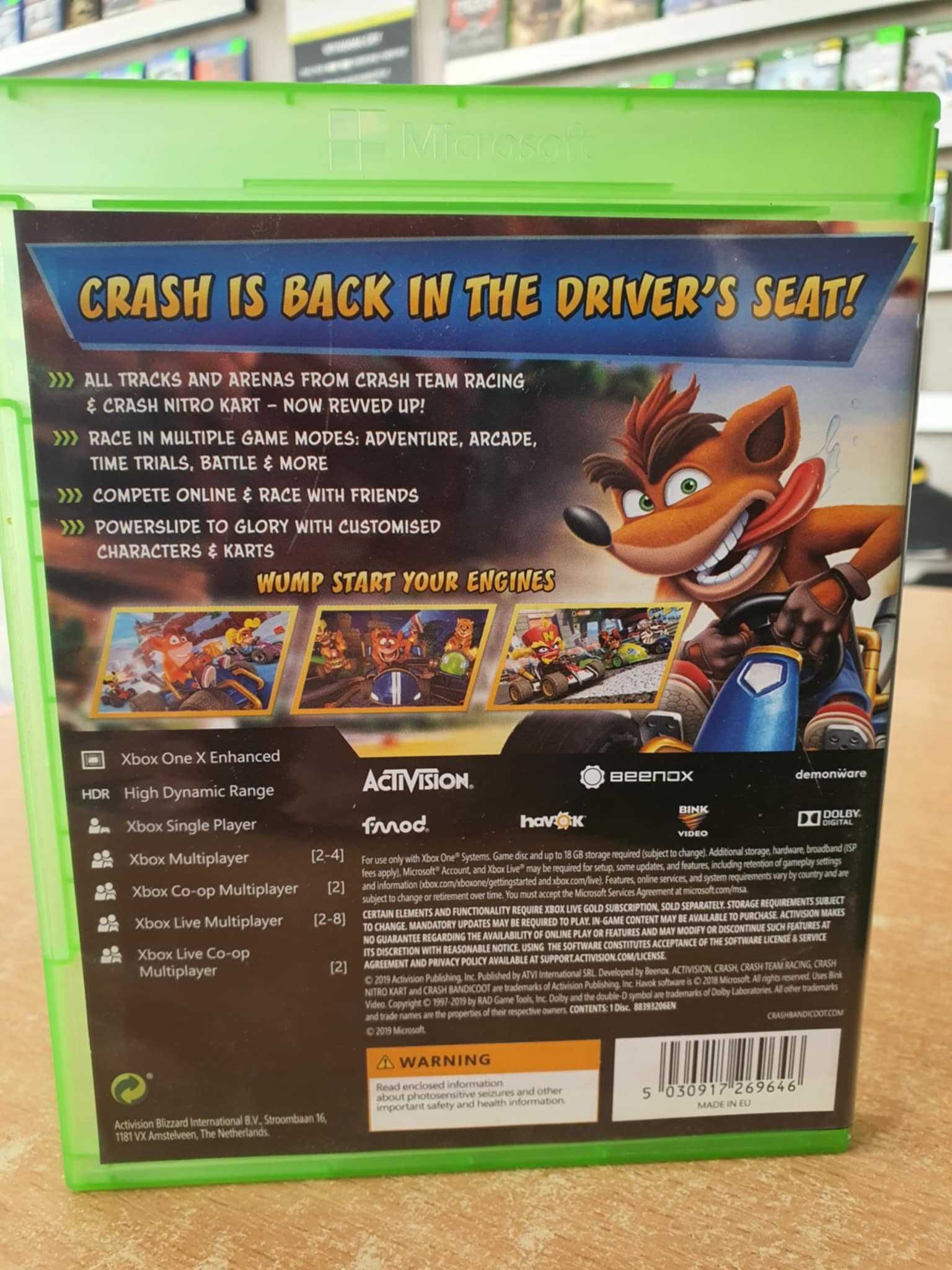 Crash Team Racing Nitro Fueled CTR XBOX ONE sklep i serwis Lara Games