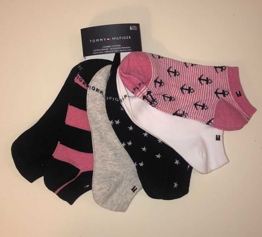 Набор женских коротких носков Tommy Hilfiger, оригинал, 6 пар