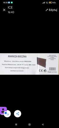 Markiza boczna nowa 160*300