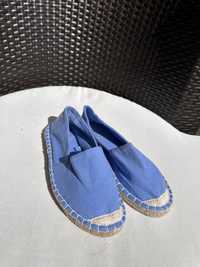 Espadryle błękitne jasno niebieskie baby blue Diverse 37