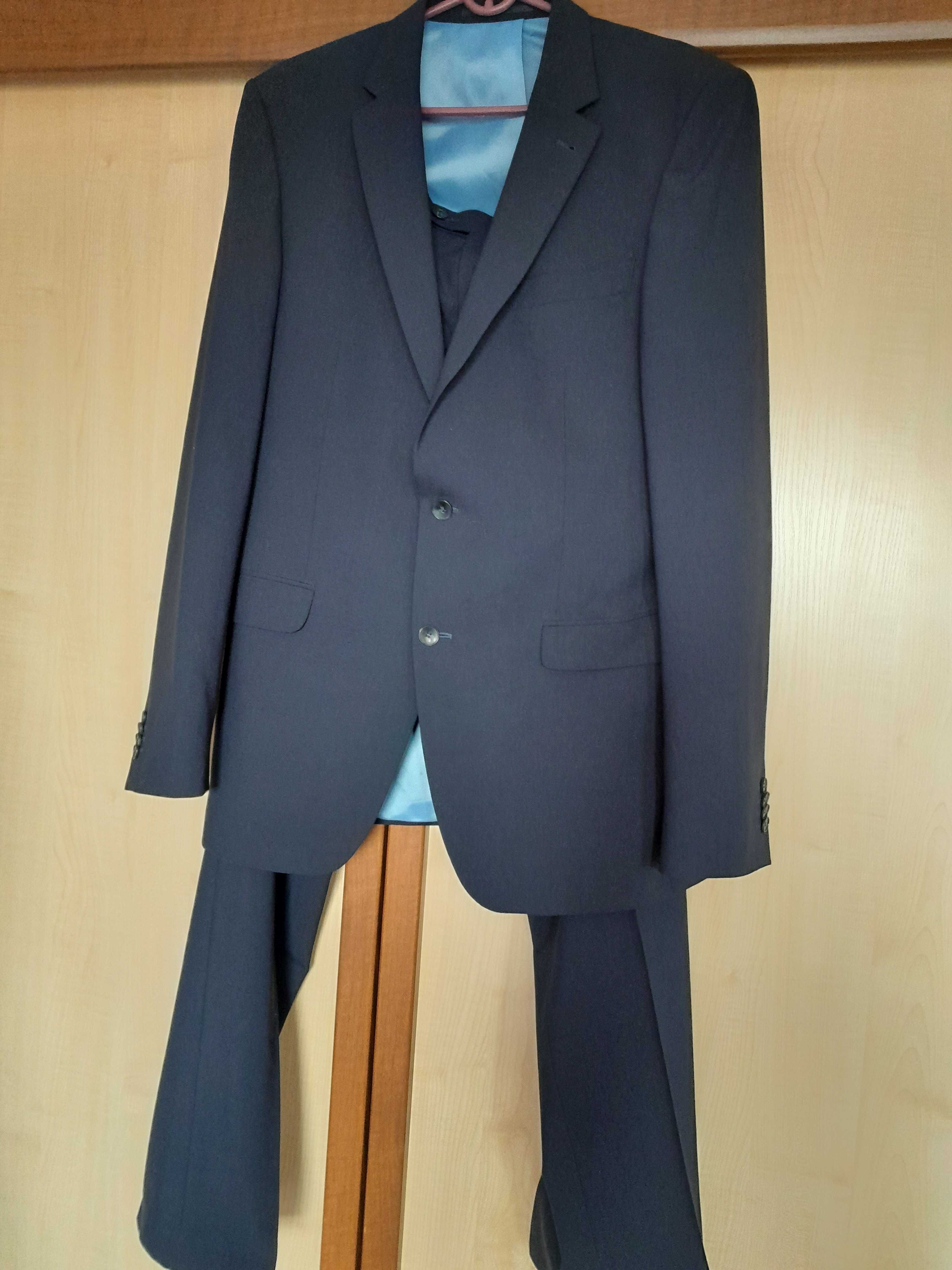 garnitur młodzieżowy granatowy 176cm