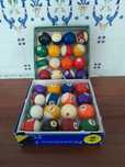 Bolas de bilhar usadas