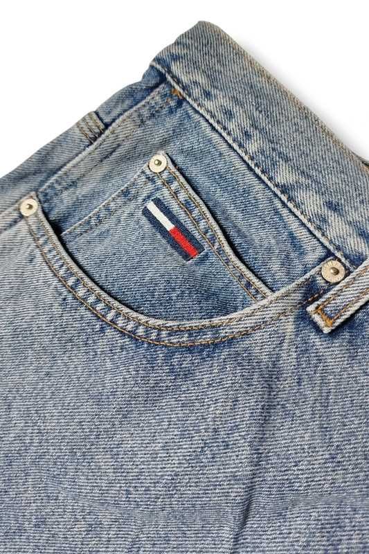 Og Tommy Hilfiger Swag Hip Hop Rap Skate Denim Pants 90s Y2K Spodnie