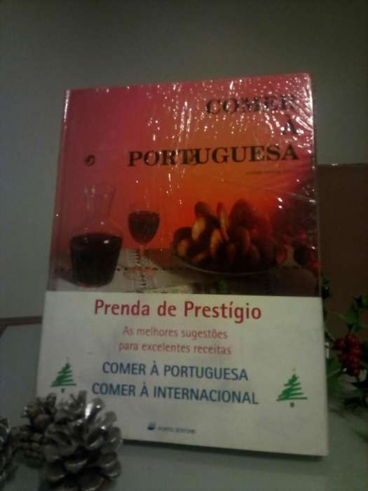 Envio Grátis | Pack Selado novo Livros"Comer Bem".2 livros Natal