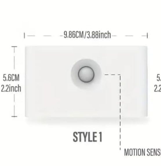 Lampki nocne LED z czujnikiem ruchu 2sztuki