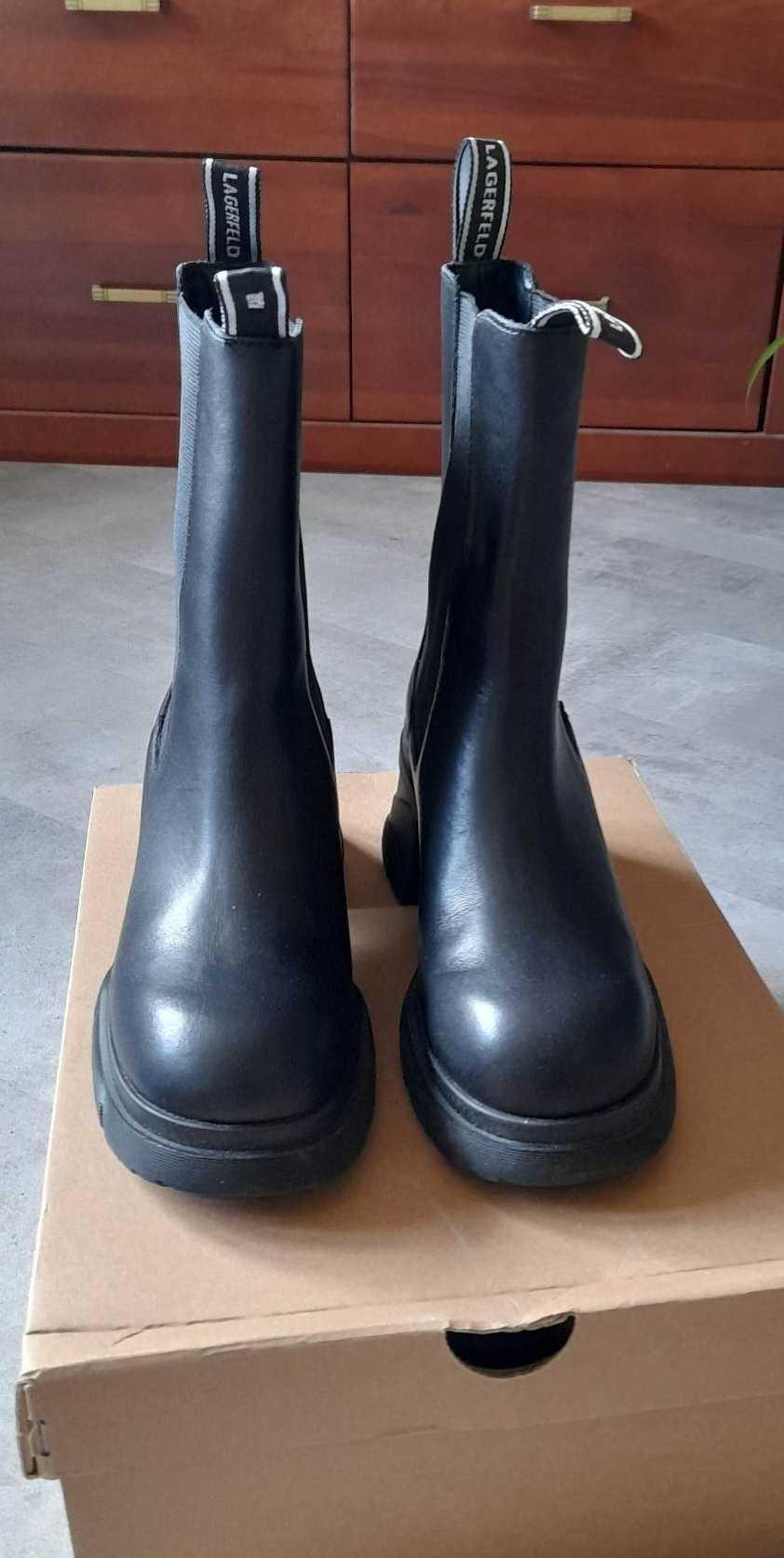 Buty za kostkę, botki ,wciągane