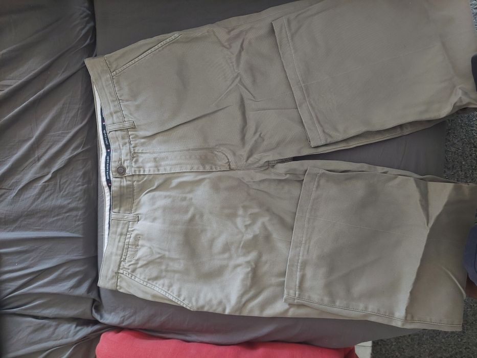 Calças beje Pierre Cardin