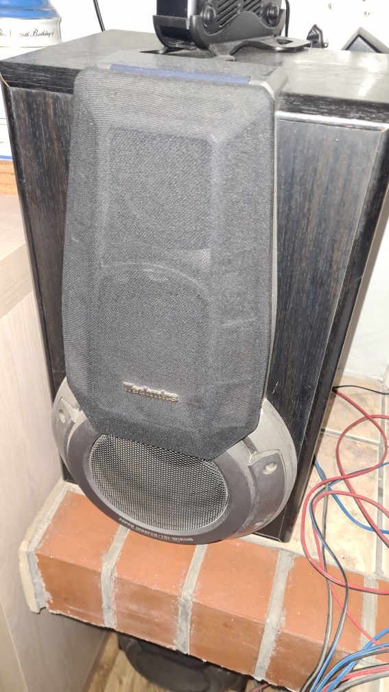 Technics zestaw Hi-Fi – wzmacniacz, CD, tuner, deck, kolumny + pilot