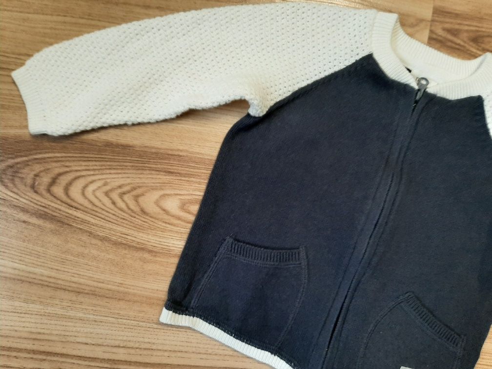 Bluza rozpinana sweterek Newbie 74cm 6-9m