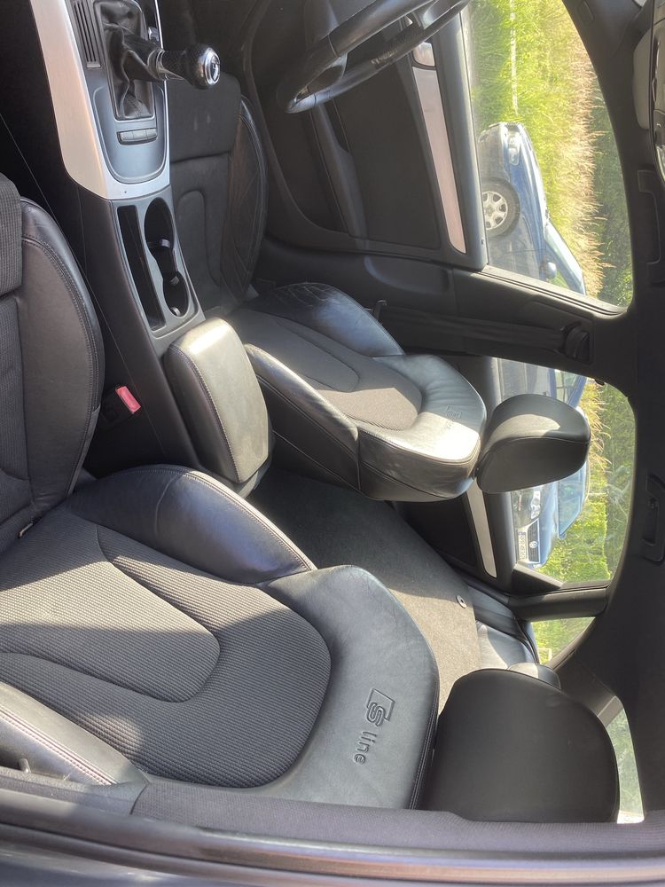 Audi a4 b7 b8 fotele s line sline kanapa skora material